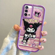 龍清 適用于OPPOA74手機殼 4G網(wǎng)紅創(chuàng  )意保護套超薄個(gè)性全包防摔卡通硅膠軟殼oppoa74保護殼 紫庫洛米