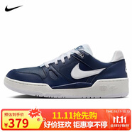 耐克NIKE男子休閑鞋 FULL FORCE LO 運動鞋F(xiàn)B1362-401藏藍(lán)/白42