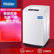 海爾（Haier）洗衣機(jī) 6.5公斤 小神童大容量洗衣機(jī)家用全自動波輪省水省電 EB65M019 6.5kg瓷白
