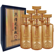 GUSHANHE清花窖藏 52度濃香型白酒 純糧固態(tài)發(fā)酵 52度 500mL 6瓶