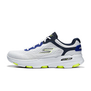 SKECHERS斯凱奇跑步鞋男子夏季網(wǎng)眼透氣跑鞋GoRun7軟底回彈休閑運(yùn)動(dòng)鞋 220644/WNV 白色/海軍藍(lán)色 42.5