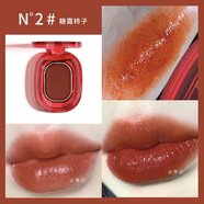 Gella's網(wǎng)紅熱推Gellas 冰晶潤澤唇膏口紅 滋潤顯白不易沾杯不易 02糖霜柿子