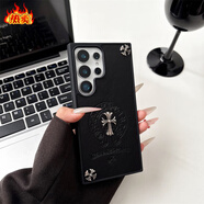 三星（SAMSUNG）（純手工制作）潮牌十字架皮質(zhì)紋適用于三星GalaxyS25Ultra手機殼 6 iPhone_13_Pro