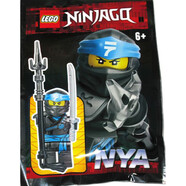 樂高 (LEGO)幻影忍者人仔拼砌包 杰凱贊寇妮雅勞埃德吳大師 淺灰色892063妮雅
