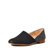 Clarks 其樂(lè )男鞋樂(lè )福鞋Cotrell Free 舒適透氣一腳蹬休閑皮鞋 Black Combi 38 (7.5 US)