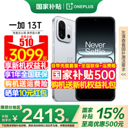 OPPO【國(guó)家補(bǔ)貼立減15%】一加 13T 手機(jī) 一加13 t  性能小直屏 驍龍8至尊版 冰川電池 AI 5G游戲手機(jī) 晨霧灰 16+256GB 官方標(biāo)配【全國(guó)聯(lián)保+套餐任選】