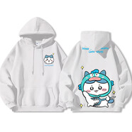 氧家日系吉伊卡哇周邊衛(wèi)衣 男chiikawa吉伊烏薩奇小八聯(lián)名衣服外套秋 衛(wèi)衣白色1 XL