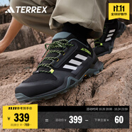 adidas AX3舒適戶外登山徒步網(wǎng)面運動鞋男子阿迪達斯官方TERREX 黑/深灰/白/黃   40.5