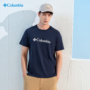 Columbia哥倫比亞t恤男25春夏戶外休閑舒適透氣純棉短袖 JE1586 467 XXL