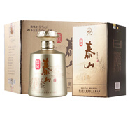 泰山牌泰山儒風(fēng) 濃香型白酒 固態(tài)法釀造 山東魯酒 52度 整箱500mL*6瓶