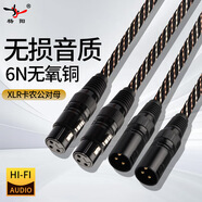 楊陽發(fā)燒級(jí)無氧銅卡農(nóng)線公對(duì)母音頻線功放音箱xlr平衡線音響麥克風(fēng)話筒聲卡連接線 卡農(nóng)線【1對(duì)裝】 1米