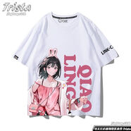 時(shí)光代理人周邊衣服 程小時(shí) 陸光印象痛衣 夏裝動(dòng)漫男女短袖T恤潮 25-T恤【白】 S