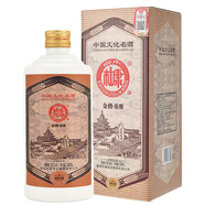 白水杜康52度濃香型高度白酒 禮盒裝宴請送禮酒水禮品酒 52度 500mL 1瓶 白水杜康金樽原釀
