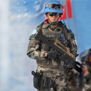 Double Horses和平使命1/6兵人模型 軍人士兵特種兵人偶 仿真關(guān)節(jié)可動(dòng)人偶玩具 維和步隊(duì)
