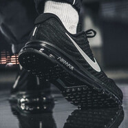 耐克（NIKE）男鞋秋季Air VaporMax全掌大氣墊緩震透氣跑步鞋休閑鞋 849559-001黑色 41