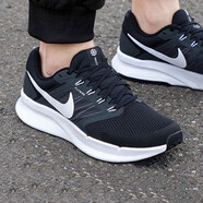 耐克（NIKE）官方正品男鞋跑步鞋 新款輕便耐磨休閑鞋健身緩震運動(dòng)鞋跑鞋 SWIFT 3代/黑白主推 41