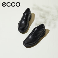 愛步（ECCO）牛津鞋男鞋 男士皮鞋牛皮休閑皮鞋 都市奧斯陸550284 黑色55028401001 42