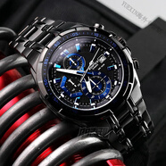 卡西歐（CASIO）限量版EDIFICE紅牛英菲尼迪F1賽車(chē)隊手表男EFR-554TR/539RB EFR-539BK-1A2【黑暗之心】