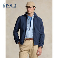 Polo Ralph Lauren 拉夫勞倫男裝 經(jīng)典款拉鏈運(yùn)動(dòng)風(fēng)衣夾克外套男RL11540 410-海軍藍(lán) M (偏大)