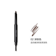 完美日記（PERFECT DIARY）日記雙頭六角眉筆防水防汗持久不易脫色根根分明女初學(xué)者 02-深棕色