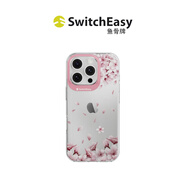 SwitchEasy Artist 3D適用于蘋果16個性時尚手機殼 iPhone16pro復古磁吸保護殼 櫻花 6.3英寸-iPhone 16Pro