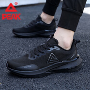 匹克態(tài)極3.0黑色網(wǎng)面跑步鞋男秋季新款透氣輕便運動(dòng)鞋百搭通勤跑鞋 全黑 44