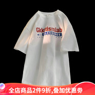 侯七爺（HOUQIYE）純棉T恤男短袖夏季寬松百搭男士休閑半袖上衣服 白色 S