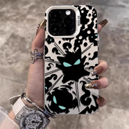 蓋利迪 適用一加Ace3v手機殼Ace2Pro新款小眾黑色怪魚(yú)超薄防摔2024保護套磨砂男全包潮牌高級散熱 月光銀-怪物耿鬼 一加ACE2V