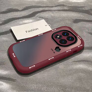妙之選適用于紅米Note14Pro+手機(jī)殼小米R(shí)edmiNote14保護(hù)套新款外殼Redmi卡通男女N0te全包防摔Pr0十四泡 泡芙【漸變愛(ài)心】酒紅 紅米Note14Pro