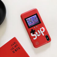 小潔匠選可以玩游戲的手機殼游戲機蘋(píng)果14iPhone13promax俄羅斯方塊8plus潮牌12彩色屏x 彩色游戲機--紅底SUP iPhone 6s Plus