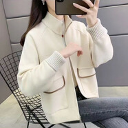 拉夏貝爾（La Chapelle）短外套女裝2025年春秋新款韓版寬松時(shí)尚小個(gè)子外套風(fēng)衣夾克上衣女 卡其 L 【推薦110-120斤左右】