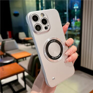 HKEN適用蘋(píng)果iPhone15 14 13 12 11 Pro Max手機殼Plus超薄mini無(wú)邊框7金屬6S烤漆XR磁吸XS防摔散熱殼 初雪白【金屬烤漆工藝無(wú)邊框】磁吸款 iPhone 12 m