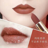 LANYI   奧· 迪口紅不脫色不掉色不沾杯不脫色豆沙色同款雨衣啞光 507#肉桂奶茶色