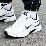 耐克（NIKE）男鞋運動(dòng)鞋INITIATOR復古老爹鞋透氣輕便緩震跑步鞋潮流休閑鞋 394055-100/時(shí)尚白絲 41