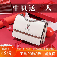 啄木鳥(niǎo)（TUCANO）包包女款2025年牛皮鏈條小方包單肩斜挎包圣誕新年生日禮物送女友