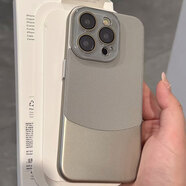 藍妮子 適用蘋(píng)果15pro/max手機殼iphone16保護套蘋(píng)果16pro/max手機殼蘋(píng)果13/14promax全包12promax手機殼 【鈦灰色】拼接護鏡荔枝紋皮質(zhì) 蘋(píng)果15ProMax