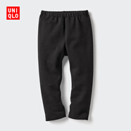 優(yōu)衣庫嬰幼兒寶寶搖粒絨緊身褲打底褲內里加絨褲478432 478432/09黑色 90