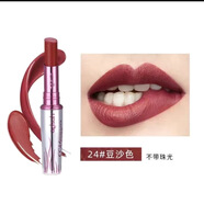 巧迪尚惠盈彩魅惑唇膏口紅持久不脫色不沾杯滋潤(rùn)保濕顯色顯白霧感啞光禮物 24#豆沙色