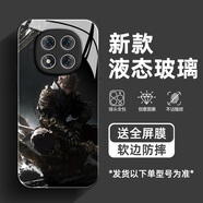 臻殼 適用紅米note14手機殼note14pro新款男pro+玻璃鏡面游戲黑神話悟空高級感超薄防摔保護套 經(jīng)典黑-黑神話悟空G6+全屏膜 紅米Note14