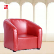 胖東來(lái)同款兒童沙發(fā)皮沙發(fā)座椅0到5歲寶寶小單人迷你 皮革紅色加固升級版