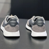 阿迪達斯 （adidas）男鞋秋季新款RUN 60s 2.0復(fù)古運動鞋緩震跑步鞋低幫輕便休閑鞋 GX1740深灰 40