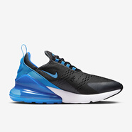 耐克（NIKE）Air Max 270 男士跑步鞋避震回彈大氣墊運動鞋公路跑鞋吸濕排汗 藍(lán)黑色AH8050-028 38.5