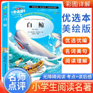 [小學生美繪版] 白鯨 學生版無障礙閱讀名師點評美繪插圖學校班主任老師推薦學生經(jīng)典名著課外閱讀書 人生必讀書系列 2025