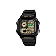 CASIO卡西歐復(fù)古時尚石英機芯樹脂表帶日韓表男表 AE-1200WH-1B 送男友