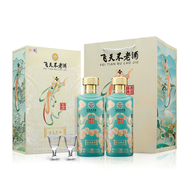 小醬師 飛天不老 國泰民安 53度 醬香型白酒 禮盒裝 53度 500mL 2瓶