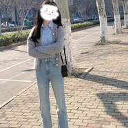 純邇?nèi)肭锎┐钜徽着?024新款小個子韓系氛圍感早秋返校連衣裙套裝 襯衣+馬甲 S（建議穿80-94斤)