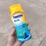 水寶寶（Coppertone）水寶寶防曬霜隔離身體敏感肌防曬乳面部全身溫和持久防水 26.7到 水寶寶高倍防曬237ml