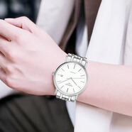 【二手99新】浪琴(Longines)男表時尚瑰麗系列自動機械男士腕表 瑞士名表 二手浪琴手表 38.5mm白盤鋼帶L4.921.4.12.6 99新