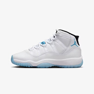 耐克（NIKE）Jordan 11 AJ 11 GS 喬11 籃球鞋 白色 黑 傳奇藍378038-104 38