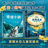 奇跡小狼 光明風暴 關于責任與愛的故事 正義和勇氣的贊歌 7-14歲青少年勵志成長文學 全插圖真實還原小狼遷徙的生命奇跡 小學生課外讀物英國水石兒童圖書獎提名開學季 奇跡小狼 光明風暴（2本）